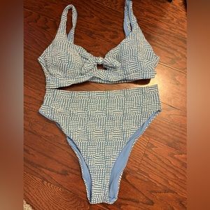 Aerie polka dot two piece bikini